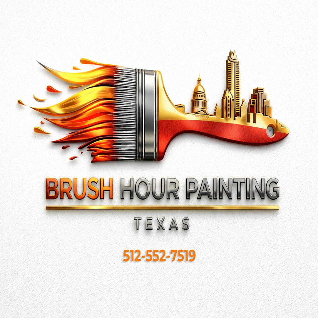Brush Hour Painting Texas Logo